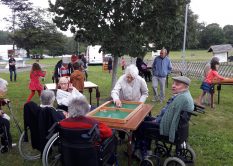 Après midi jeux en bois au lac de St Mathieu